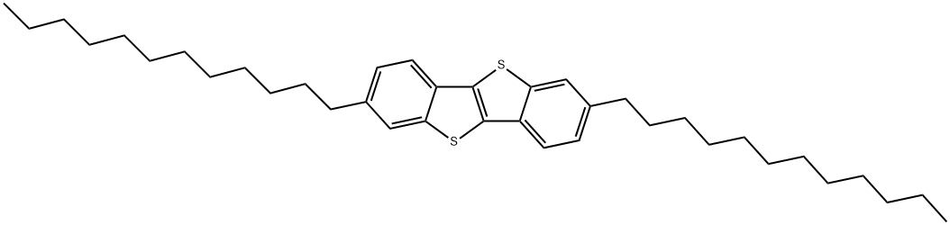 2,7-双十二烷基[1]苯并噻吩并[3,2-B][1]苯并噻吩 结构式