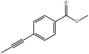Benzoic acid, 4-(1-propyn-1-yl)-, methyl ester 结构式