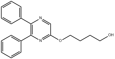 1-Butanol, 4-[(5,6-diphenyl-2-pyrazinyl)oxy]- 结构式