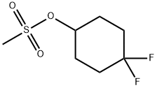 Cyclohexanol, 4,4-difluoro-, 1-methanesulfonate 结构式