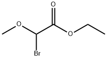 2-溴-2-甲氧基乙酸乙酯 结构式