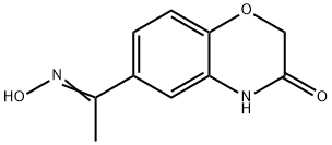 2H-1,4-Benzoxazin-3(4H)-one, 6-[1-(hydroxyimino)ethyl]- 结构式