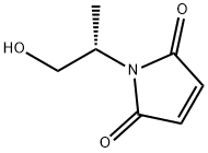 1H-Pyrrole-2,5-dione, 1-[(1S)-2-hydroxy-1-methylethyl]- 结构式