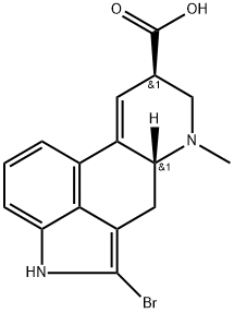 2-溴麦角酸 结构式