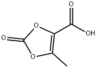 1,3-Dioxole-4-carboxylic acid, 5-methyl-2-oxo- 结构式