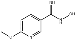 N-羟基-6-甲氧基吡啶-3-甲脒 结构式