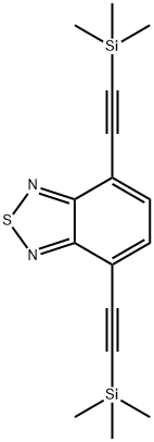 2,1,3-Benzothiadiazole, 4,7-bis[2-(trimethylsilyl)ethynyl]- 结构式