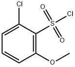 2-氯-6-甲氧基苯磺酰氯 结构式