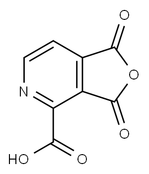 Furo[3,4-c]pyridine-4-carboxylic acid, 1,3-dihydro-1,3-dioxo- 结构式