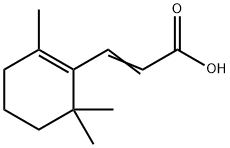 2-Propenoic acid, 3-(2,6,6-trimethyl-1-cyclohexen-1-yl)- 结构式