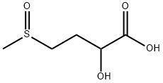 2-羟基-4-(甲亚磺酰基)丁酸 结构式