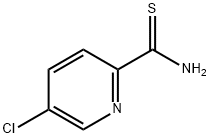 5-氯吡啶-2-硫代甲酰胺 结构式