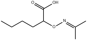 2-{[(propan-2-ylidene)amino]oxy}hexanoic acid 结构式