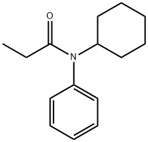 N-cyclohexyl-N-phenylpropanamide 结构式