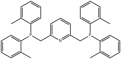 2,6-Bis((bis(2-methylphenyl)phosphino))methyl)pyridine 结构式