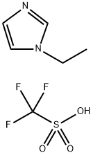 1-乙基咪唑三氟甲烷磺酸盐 结构式