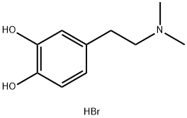 4-[2-(dimethylamino)ethyl]benzene-1,2-diol hydrobromide 结构式