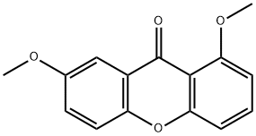 1,7-Dimethoxyxanthone 结构式