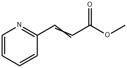 吡啶-2-丙烯酸甲酯 结构式