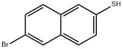 6-溴萘-2-硫醇 结构式
