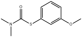 Carbamothioic acid, N,N-dimethyl-, S-(3-methoxyphenyl) ester 结构式