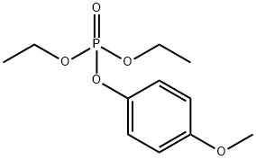 Phosphoric acid, diethyl 4-methoxyphenyl ester 结构式