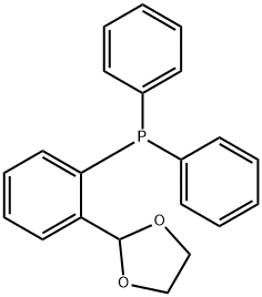 Phosphine, [2-(1,3-dioxolan-2-yl)phenyl]diphenyl- 结构式
