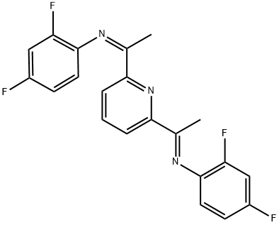 Benzenamine, N,N'-(2,6-pyridinediyldiethylidyne)bis[2,4-difluoro- (9CI) 结构式