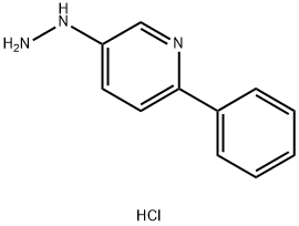 5-肼基-2-苯基吡啶盐酸盐 结构式