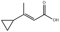 3-环丙基丁-2-烯酸 结构式