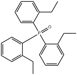 三(2-乙基苯基)氧化膦 结构式