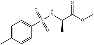 D-Alanine, N-[(4-methylphenyl)sulfonyl]-, methyl ester 结构式