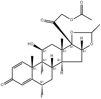 Fluocinonide 22 Methyl Homologue 结构式