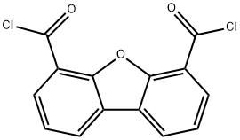 4,6-Dibenzofurandicarbonyl dichloride 结构式