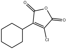 2,5-Furandione, 3-chloro-4-cyclohexyl- 结构式