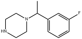 Piperazine, 1-[1-(3-fluorophenyl)ethyl]- 结构式