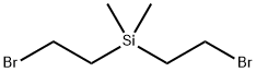 Silane, bis(2-bromoethyl)dimethyl- 结构式