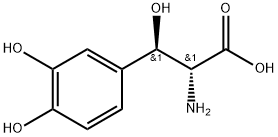 D-赤藓-3,4-二羟基苯基丝氨酸 结构式