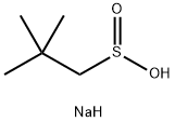 2,2-二甲基丙烷-1-亚磺酸钠 结构式