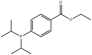 4-(diisopropylphosphino)benzoic acid ethyl ester 结构式