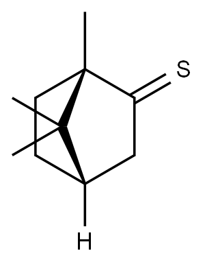 Bicyclo[2.2.1]heptane-2-thione, 1,7,7-trimethyl-, (1S,4S)- 结构式