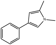 1,2-Dimethyl-4-phenyl-1H-pyrrole 结构式