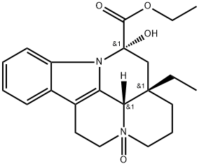 (41S,12S,13aS)-12-(ethoxycarbonyl)-13a-ethyl-12-hydroxy-2,3,41,5,6,12,13,13a-octahydroindolo[3,2,1-de]pyrido[3,2,1-ij][1,5]naphthyridine 4(1H)-oxide 结构式