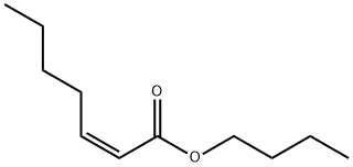 2-Heptenoic acid, butyl ester, (Z)- (9CI) 结构式