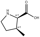 cis-3-Methyl-pyrrolidine-2-carboxylic acid 结构式