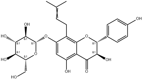 黄柏苷 结构式