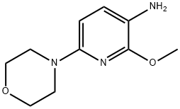 2-methoxy-6-morpholinopyridin-3-amine 结构式