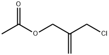 2-Propen-1-ol, 2-(chloromethyl)-, 1-acetate 结构式