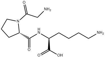 L-Lysine, glycyl-L-prolyl- 结构式