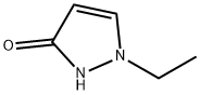 1-乙基-1H-吡唑-3(2H)-酮 结构式